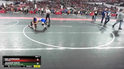 150 lbs Champ. Round 1 - Jackson Koltz, Watertown Wrestling Club vs Ian Leverance, Nekoosa