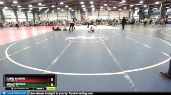92 lbs Rd# 4- 2:00pm Friday Final Pool - Caine Martin, Cali Red vs Beau Fennick, PA Silver