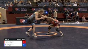 50 lbs Cons. Round 4 - Vanessa Ramirez, Army (WCAP) vs Alyssa Lampe, Sunkist Kids Wrestling Club