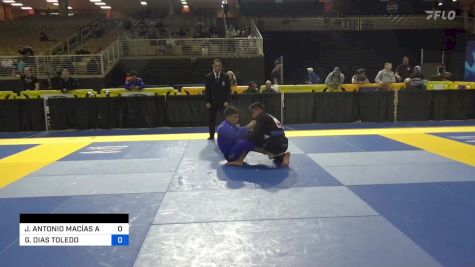 JORGE ANTONIO MACÍAS ARISTA vs GABRIEL DIAS TOLEDO 2024 Pan Jiu Jitsu IBJJF Championship