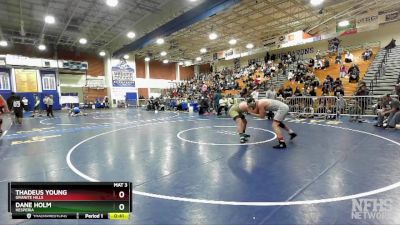 190 lbs Cons. Round 2 - Dane Holm, Hesperia vs Thadeus Young, Granite Hills