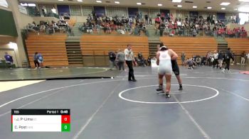 195 lbs Cons. Round 3 - Joaquin Pilego-Lima, El Cajon vs Conrad Post, San Marcos (San Marcos)