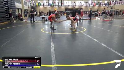 138 lbs Cons. Round 3 - Kolton Keller, Iowa vs Macael Bear, Central Iowa Wrestling Club /Team Intensity