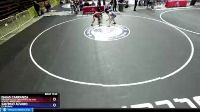 132 lbs Cons. Round 4 - Isaias Carranza, Golden Valley (Bakersfield) High School Wrestling vs Santino Alvaro, California