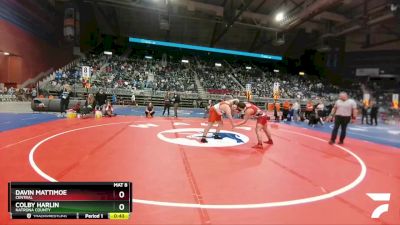 4A-285 lbs Cons. Semi - Colby Harlin, Natrona County vs Davin Mattimoe, Central