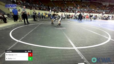 Consi Of 8 #1 - Wilson Navas, Henryetta Knights Wrestling Club vs Adan Solis, Newcastle Youth Wrestling