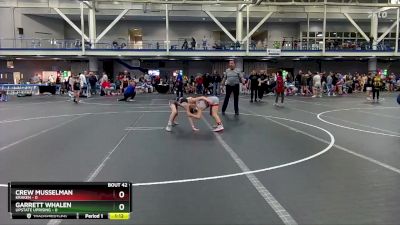 72 lbs Round 9 (10 Team) - Garrett Whalen, Upstate Uprising vs Crew Musselman, Kraken