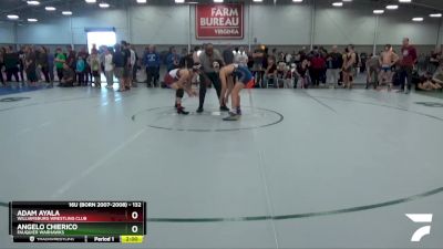 132 lbs Cons. Round 5 - Angelo Chierico, Fauquier Warhawks vs Adam Ayala, Williamsburg Wrestling Club