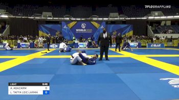 AJ AGAZARM vs LEON TAFFA LOIC LARMAN 2021 World Jiu-Jitsu IBJJF Championship