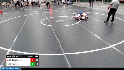 113 lbs Round 3 (16 Team) - Kellen Forrest, Kearney Catholic vs Derek Clydesdale, Norton Community