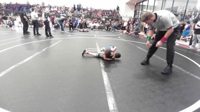 43 lbs Consi Of 8 #1 - Franciso Lopez, OKC Saints Wrestling vs Ryder Holloway, Woodland Wrestling Club