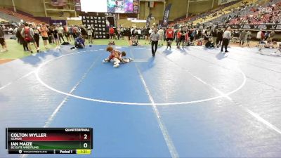 94 lbs Quarterfinal - Colton Wyller, Illinois vs Ian Maize, DC Elite Wrestling