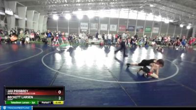 74 lbs Cons. Round 2 - Beckett Larsen, Utah vs Jax Prisbrey, Bear River Wrestling Club