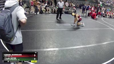 117 lbs Round 2 (6 Team) - Tyler Meyer, Kansas Copperheads vs Ezekiel Rodrigues, Team USA