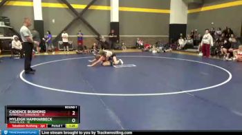 130 lbs Round 1 (3 Team) - Myleigh Hammarbeck, Texas Black vs Cadence Bushong, Potentially Dangerous