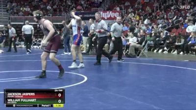 2A-144 lbs Cons. Round 4 - William Fullhart, Decorah vs Jackson Jaspers, Mount Vernon