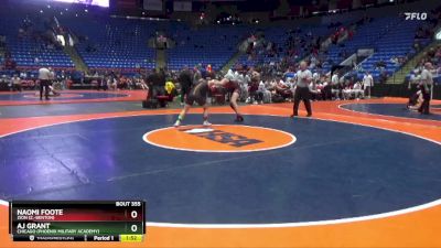 145 lbs Cons. Semi - AJ Grant, Chicago (Phoenix Military Academy) vs Naomi Foote, Zion (Z.-Benton)