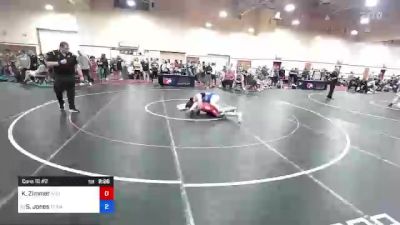 125 kg Cons 16 #2 - Kevin Zimmer, Wyoming Wrestling Reg Training Ctr vs Shilo Jones, Team Idaho Wrestling Club