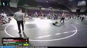59 lbs Round 5 (10 Team) - Cole Johnson, Black Fox Wrestling Academy vs Boston Brindley, Team Utah