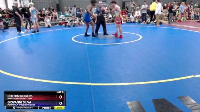 144 lbs Semifinal - Colton Rogers, Braves Wrestling Club vs Giovanni Silva, Peninsula Wrestling Club