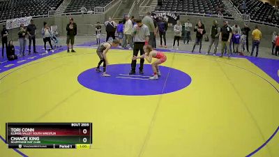 67 lbs 2nd Place Match - Chance King, Scappoose Mat Club vs Tori Conn, Illinois Valley Youth Wrestlin