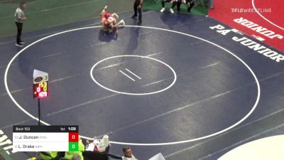 124 lbs Round Of 64 - Joshua Duncan, Ringgold vs Lucas Drake, Abington Heights