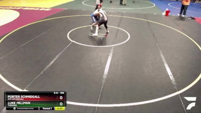 155 lbs Quarterfinal - Porter Schmidgall, OTC (Ottertail) vs Luke Millman, TMBWWG