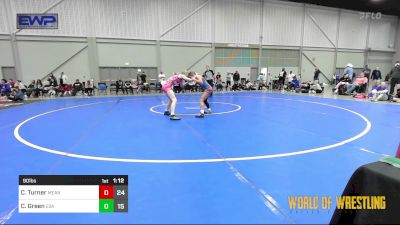 90 lbs Semifinal - Charlie Turner, Mean Girls vs Chloe Green, Eastside Assassins