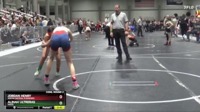 119 lbs Cons. Round 2 - Alinah Ultreras, Maize vs Jordan Henry, South Central Punishers