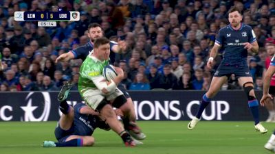 Handre Pollard Scores The Opening Try Against Leinster In The Investec Champions Cup Round Of 16 Knockout Match