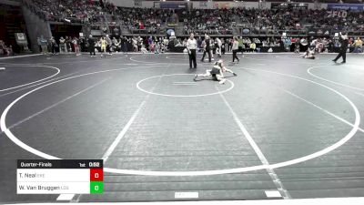 92 lbs Quarterfinal - Tyler Neal, East Kansas Eagles vs William Van Bruggen, Legends Of Gold