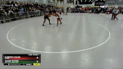 215 lbs Cons. Round 3 - Xavier Bitner, Izzy Style Wrestling vs Alberto Colon, Alaska