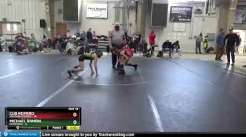 68 lbs Round 3 (8 Team) - Cub Romero, Vougars Honors vs Michael Rankin, Scorpions