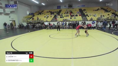 130 lbs Round Of 16 - Jocelyn LaZier, Bixby Girls HS vs JULIANA CERVANTES, Tahlequah Girls HS