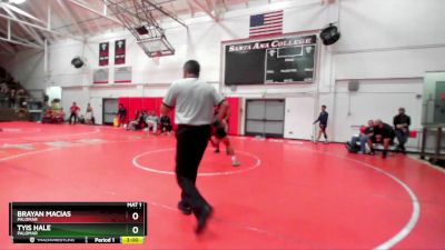 285 lbs Cons. Round 4 - Brayan Macias, Palomar vs Tyis Hale, Palomar