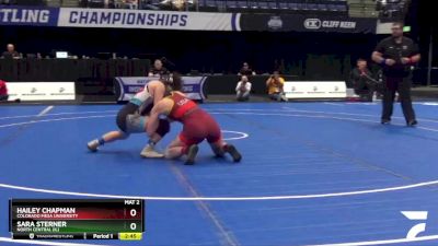 130 lbs Quarterfinal - Hailey Chapman, Colorado Mesa University vs Sara Sterner, North Central (IL)