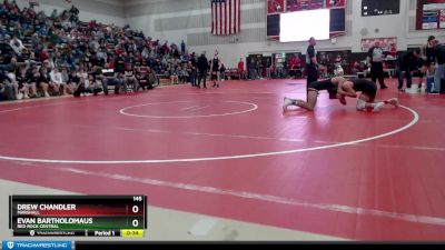 145 lbs Cons. Round 3 - Evan Bartholomaus, Red Rock Central vs Drew Chandler, Marshall