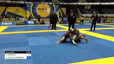 KENTA IWAMOTO vs ALEHANDER DA SILVA MARIANO 2022 World IBJJF Jiu-Jitsu No-Gi Championship