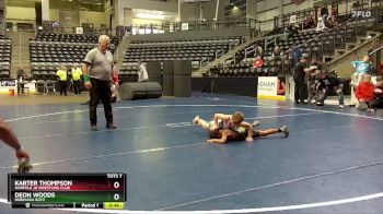 2nd Place Match - Deon Woods, Nebraska Boyz vs Karter Thompson, Norfolk Jr Wrestling Club