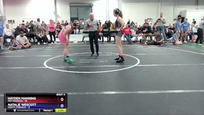 119 lbs Round 2 (6 Team) - Hayden Manning, Mat Assassins vs Natalie Wescott, Misfits Strength