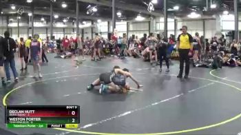 90 lbs Round 3 (6 Team) - Declan Hutt, Death Squad vs Weston Porter, Team Iowa Blue