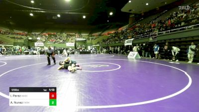 128 lbs Round Of 32 - Izick Perez, Wasco vs Andrew Nunez, Farmersville