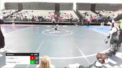 76 lbs Rr Rnd 2 - Luke Longo, Upper Township vs Chase Mayorga, Dynamic