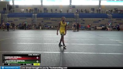 144 lbs Cons. Round 4 - LaDaynean Simpson, St. Frances Academy vs Cadigan Kimball, Saint Paul`s School