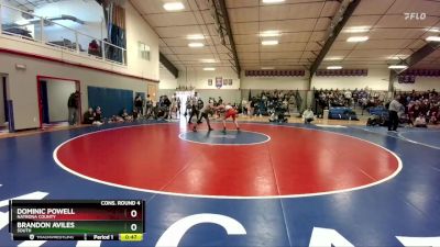 138 lbs Cons. Round 4 - Dominic Powell, Natrona County vs Brandon Aviles, South