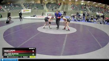 115 lbs Round 3 (4 Team) - Delanie Burton, North Valley vs Wyatt Bond, Warrenton
