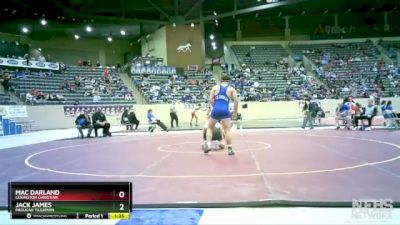 215 lbs Champ. Round 2 - Mac Darland, Lexington Christian vs Jack James, Paducah Tilghman