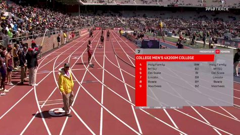 Men's 4x200m Relay College, Finals 3
