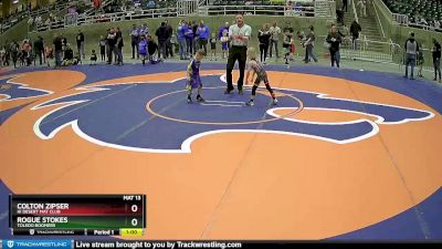 43 lbs Champ. Round 1 - Rogue Stokes, Toledo Boomers vs Colton Zipser, Hi Desert Mat Club