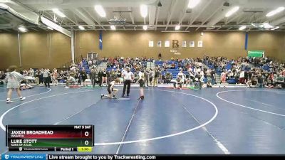 112 lbs Cons. Round 3 - Jaxon Broadhead, Wasatch vs Luke Stott, Sons Of Atlas